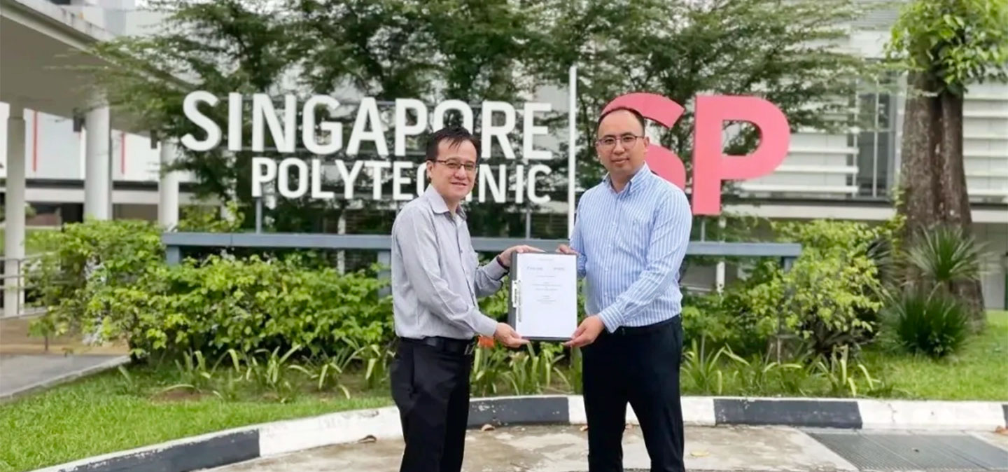 我院与新加坡理工学院签订人才培养计划